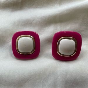 Vintage Cool Retro Mod Pierced Earrings